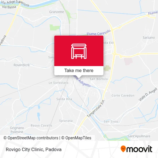 Rovigo City Clinic map
