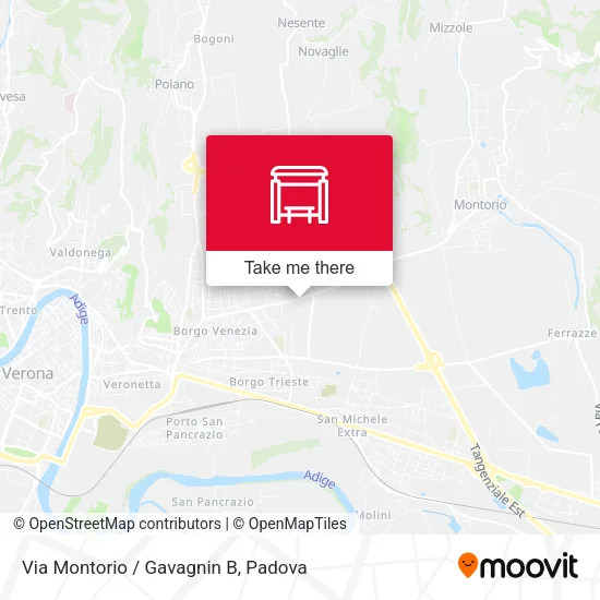 Via Montorio / Gavagnin B map