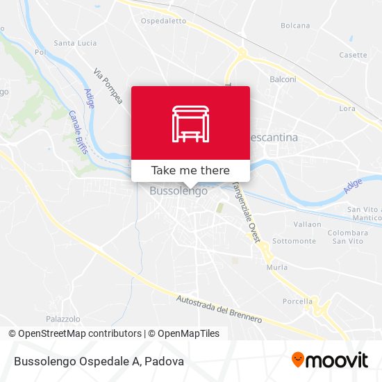 Bussolengo Ospedale A map