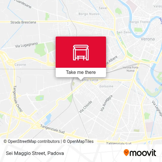 Sei Maggio Street map