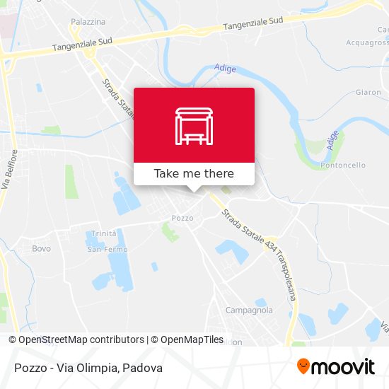 Pozzo - Via Olimpia map