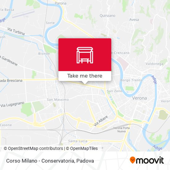 Corso Milano - Conservatoria map