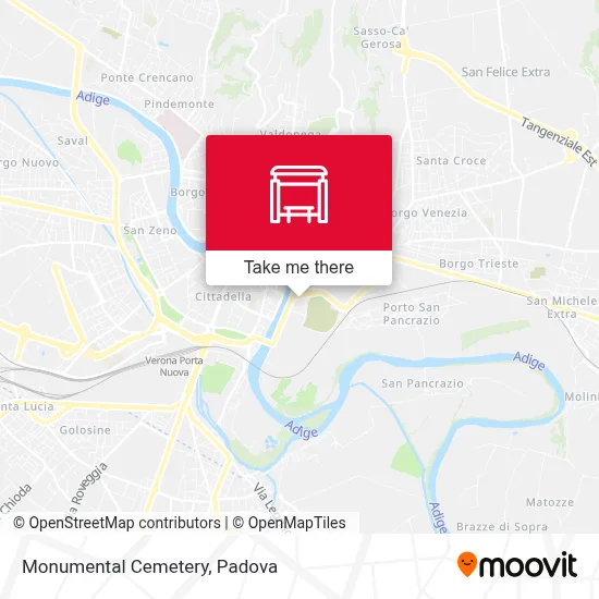 Monumental Cemetery map