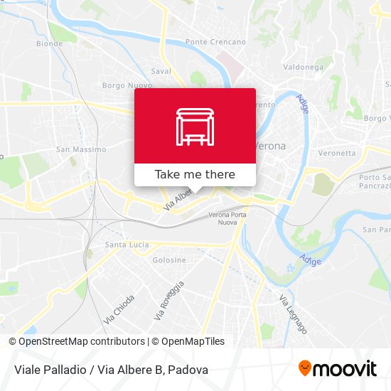 Viale Palladio / Via Albere B map