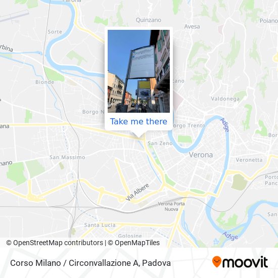 Corso Milano / Circonvallazione A map