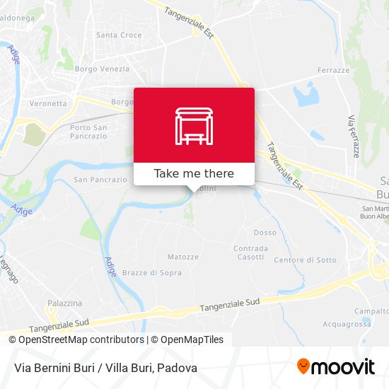 Via Bernini Buri / Villa Buri map