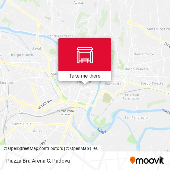 Piazza Bra Arena C map