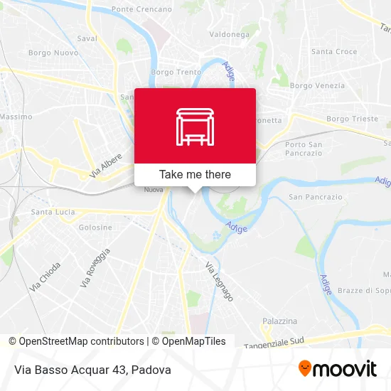 Via Basso Acquar 43 map