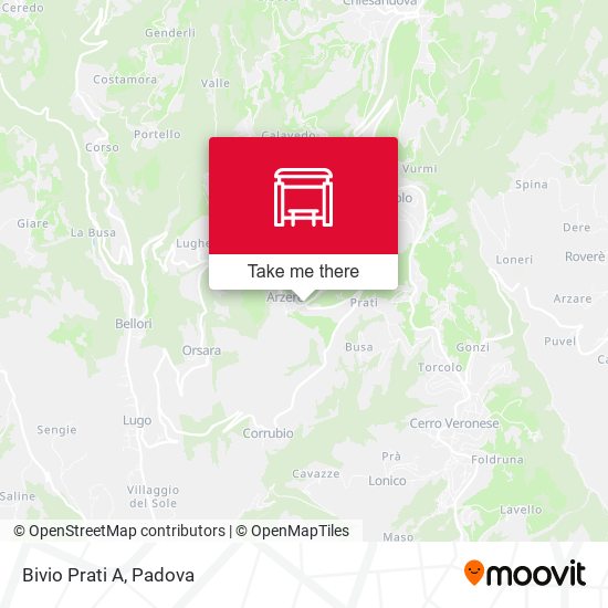 Bivio Prati A map