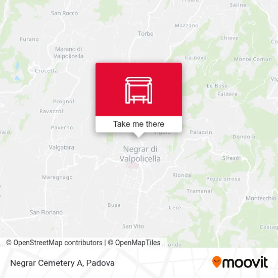 Negrar Cemetery A map
