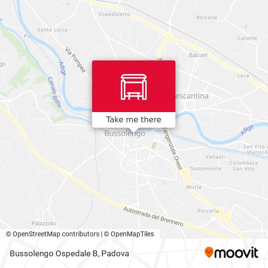 Bussolengo Ospedale B map