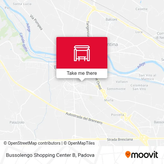 Bussolengo Shopping Center B map