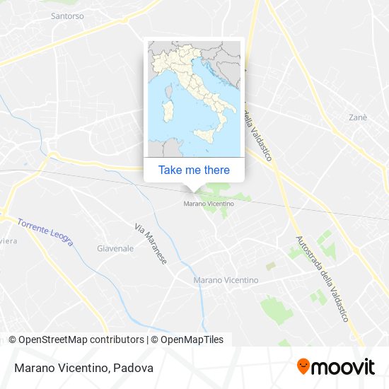 Marano Vicentino map