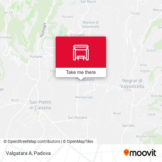 Valgatara A map