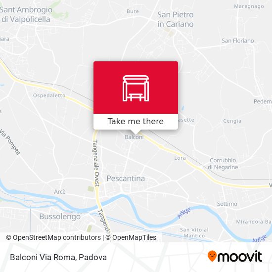 Balconi Via Roma map