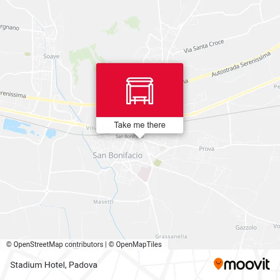 Stadium Hotel map
