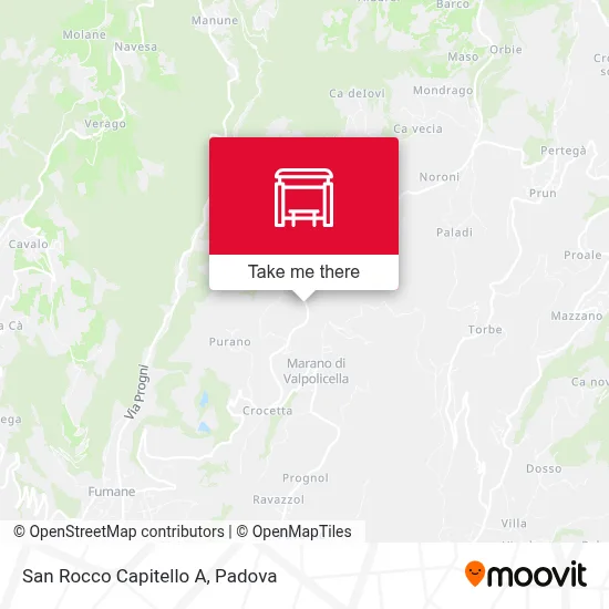 San Rocco Capitello A map