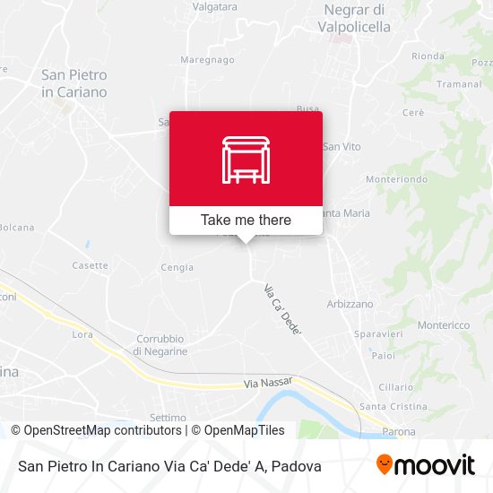 San Pietro In Cariano Via Ca' Dede' A map