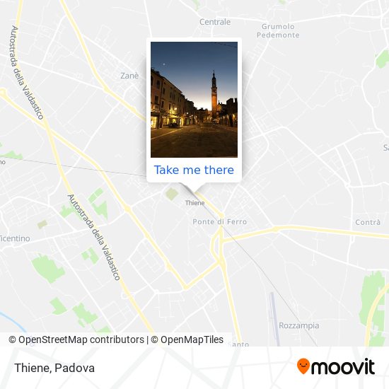 Thiene map