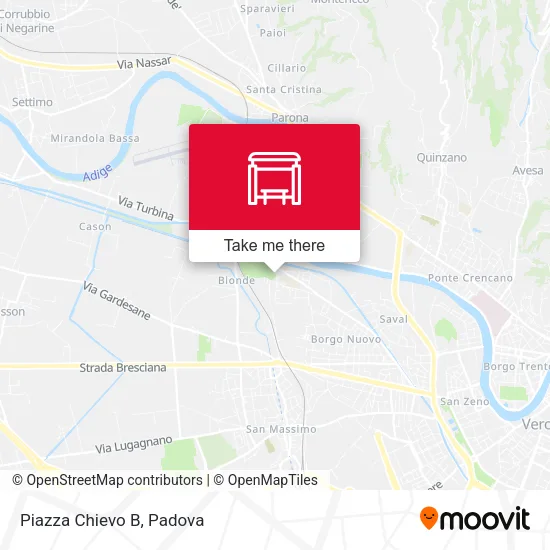 Piazza Chievo B map