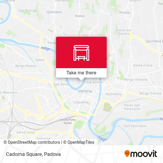 Cadorna Square map