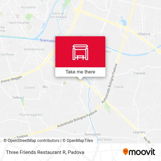 Three Friends Restaurant R map