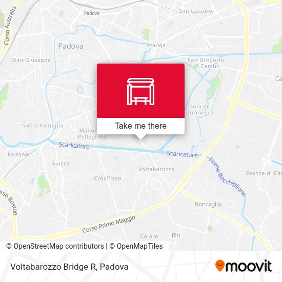 Voltabarozzo Bridge R map
