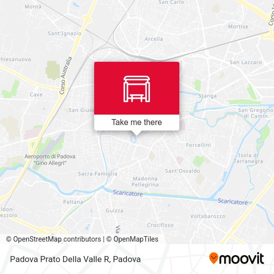 Padova Prato Della Valle R map