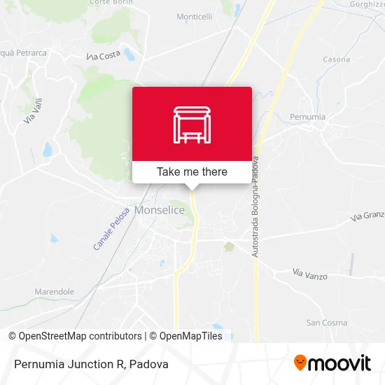 Pernumia Junction R map