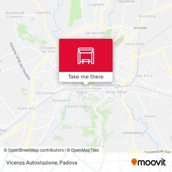 Vicenza Autostazione map