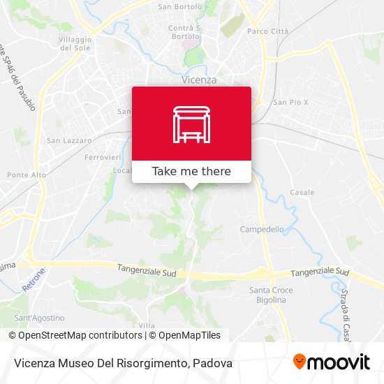 Vicenza Museo Del Risorgimento map