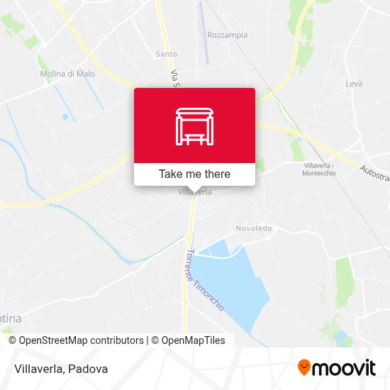 Villaverla map