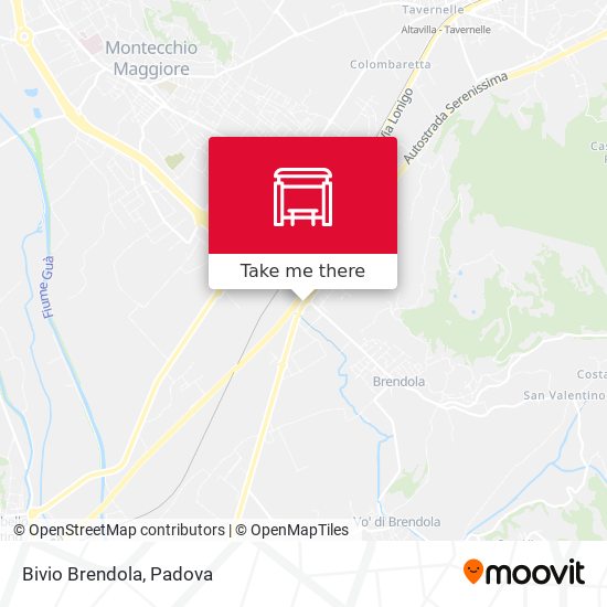 Bivio Brendola map