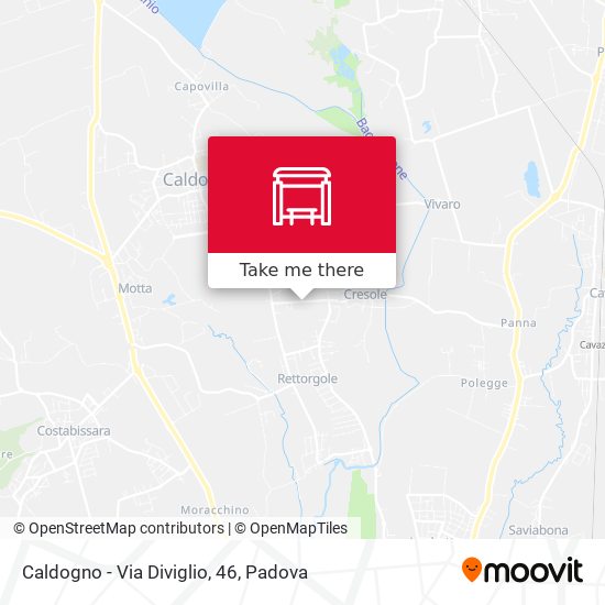 Caldogno - Via Diviglio, 46 map