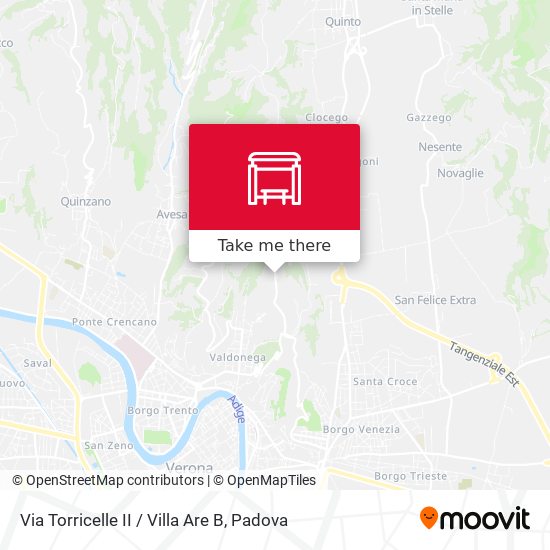 Via Torricelle II / Villa Are B map