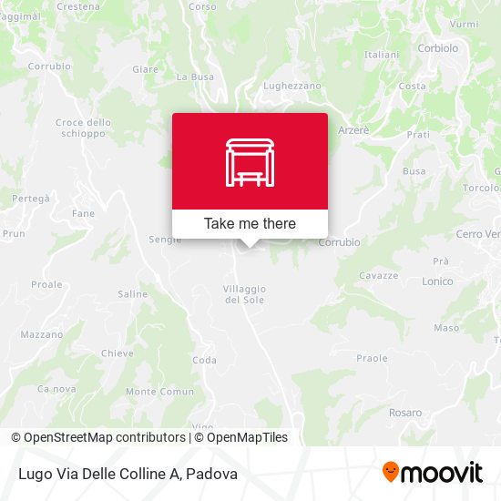 Lugo Via Delle Colline A map