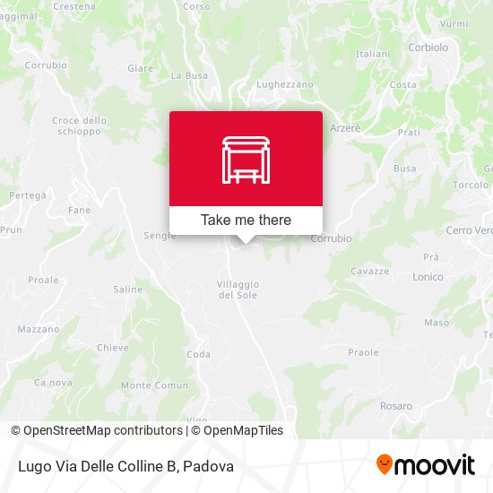 Lugo Via Delle Colline B map