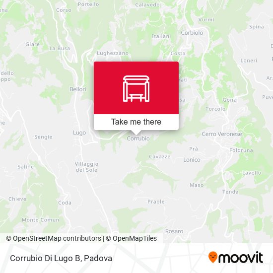 Corrubio Di Lugo B map