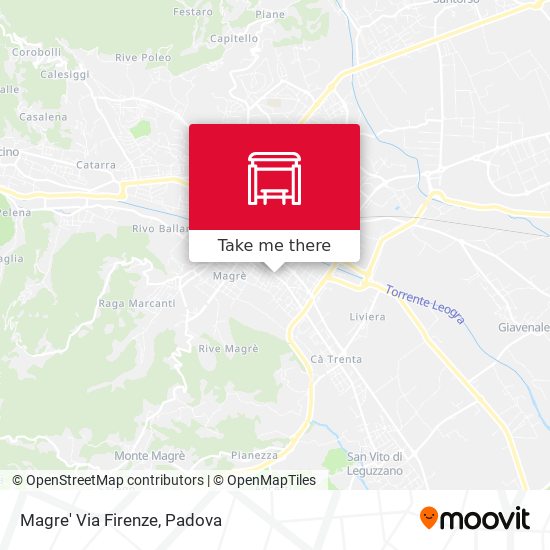 Magre' Via Firenze map
