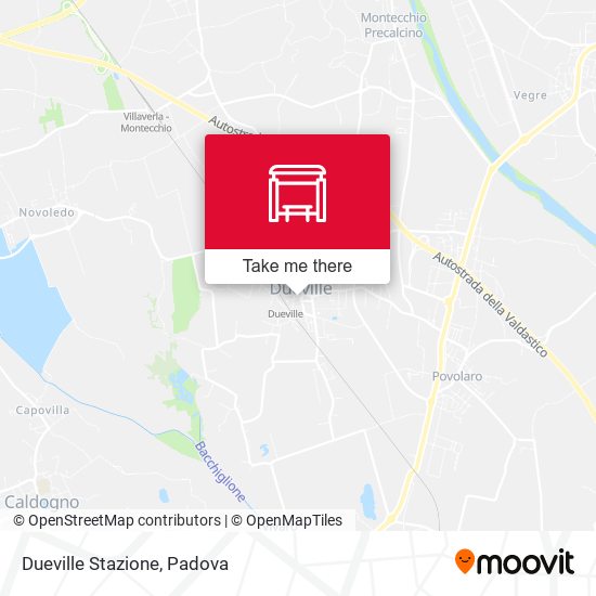 Dueville Stazione map