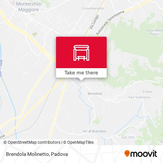 Brendola Molinetto map
