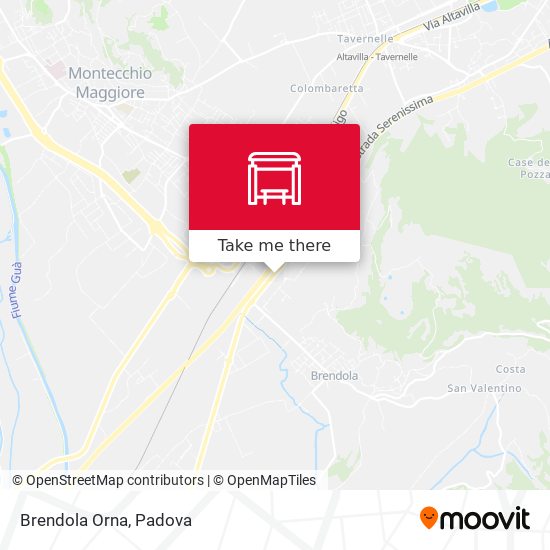 Brendola Orna map