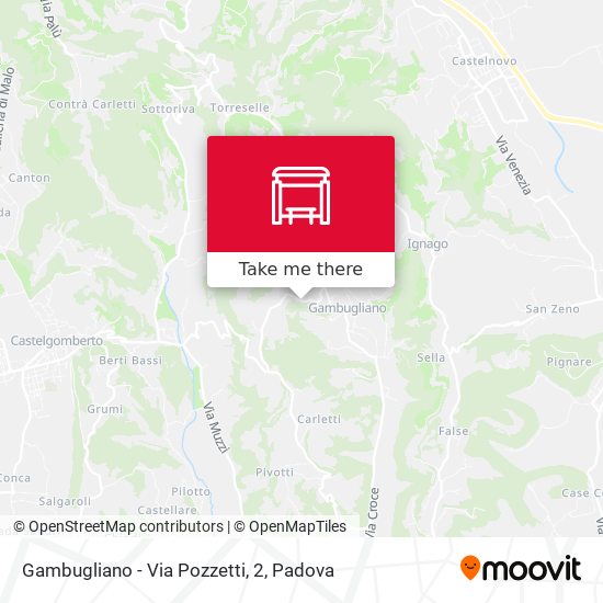 Gambugliano - Via Pozzetti, 2 map