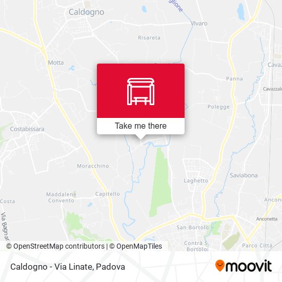 Caldogno - Via Linate map