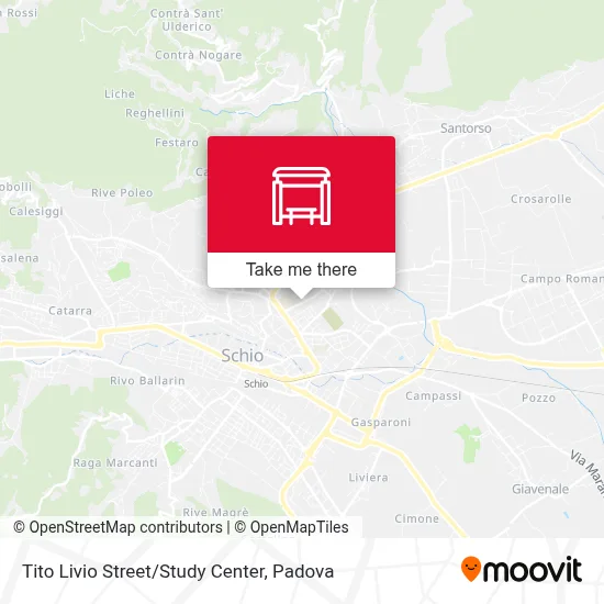 Tito Livio Street/Study Center map