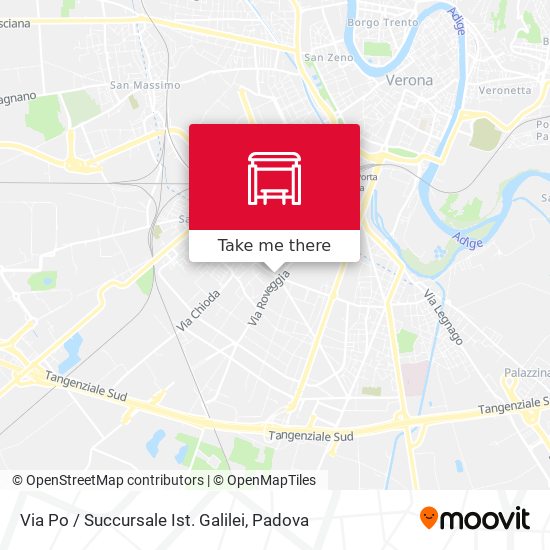 Via Po / Succursale Ist. Galilei map