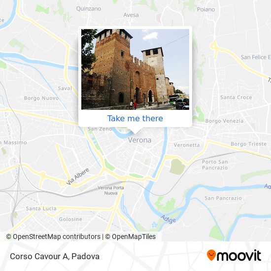 Corso Cavour A map