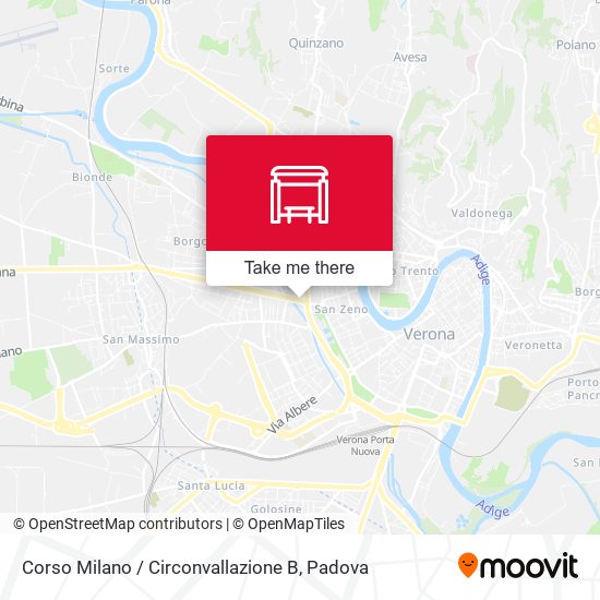 Corso Milano 8 I map