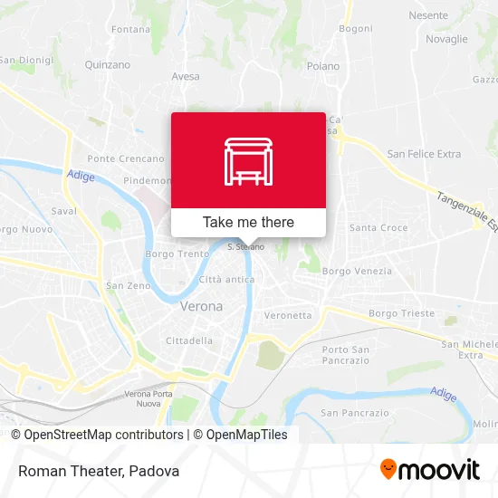 Roman Theater map