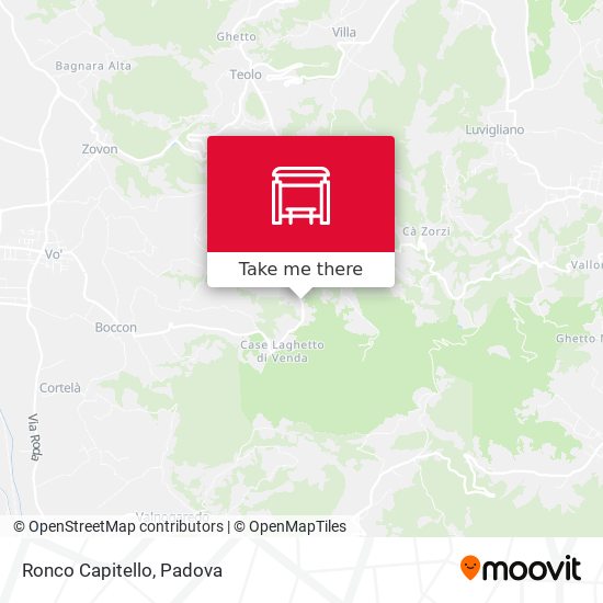 Ronco Capitello map